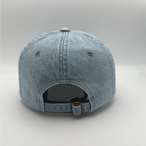 NEW LIGHT BLUE denim/jean dad hat - Picture 3 of 4